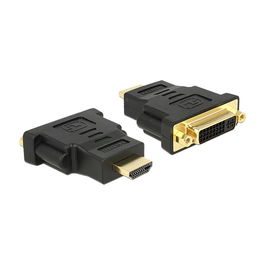 DELOCK Adaptador HDMI a DVI 24+5 Pines Conector Macho a Hembra