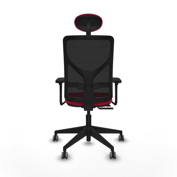 PIQUERAS Y CRESPO Silla de oficina Motilla con mecanismo Sincro/Traslack, Rojo y Negro PIQUERAS Y CRESPO Silla de oficina Motilla con mecanismo Sincro/Traslack, Rojo y Negro