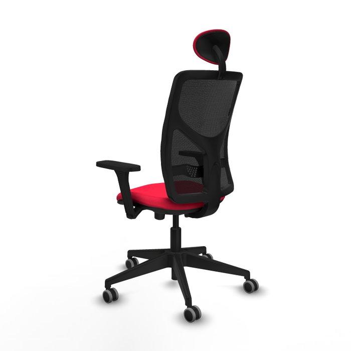 PIQUERAS Y CRESPO Silla de oficina Motilla con mecanismo Sincro/Traslack, Rojo y Negro PIQUERAS Y CRESPO Silla de oficina Motilla con mecanismo Sincro/Traslack, Rojo y Negro