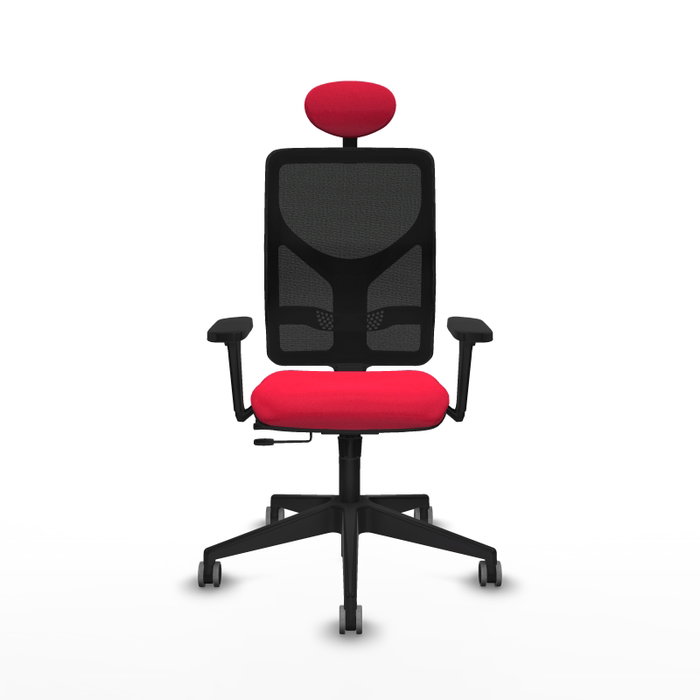 PIQUERAS Y CRESPO Silla de oficina Motilla con mecanismo Sincro/Traslack, Rojo y Negro PIQUERAS Y CRESPO Silla de oficina Motilla con mecanismo Sincro/Traslack, Rojo y Negro