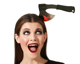 Accesorio Hacha Con Sangre Para Disfraz De Monstruo Terror Halloween