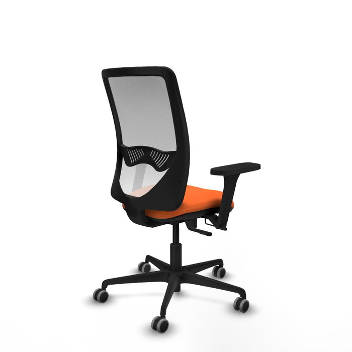 PIQUERAS Y CRESPO Silla de oficina Zulema Naranja y Blanco PIQUERAS Y CRESPO Silla de oficina Zulema Naranja y Blanco