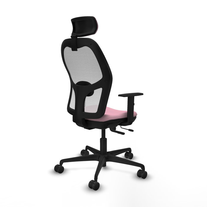 PIQUERAS Y CRESPO Silla de oficina Jorquera Rosa y Blanco PIQUERAS Y CRESPO Silla de oficina Jorquera Rosa y Blanco