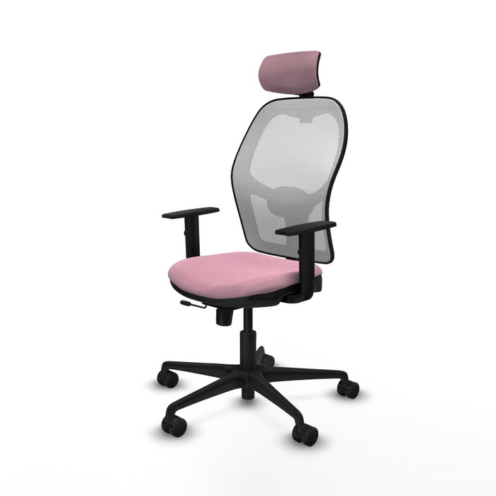 PIQUERAS Y CRESPO Silla de oficina Jorquera Rosa y Blanco PIQUERAS Y CRESPO Silla de oficina Jorquera Rosa y Blanco
