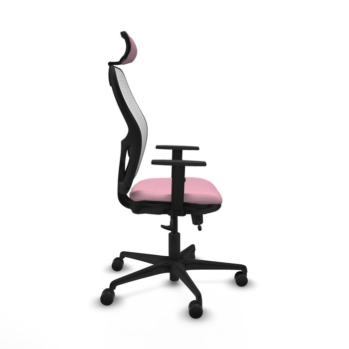 PIQUERAS Y CRESPO Silla de oficina Jorquera Rosa y Blanco PIQUERAS Y CRESPO Silla de oficina Jorquera Rosa y Blanco