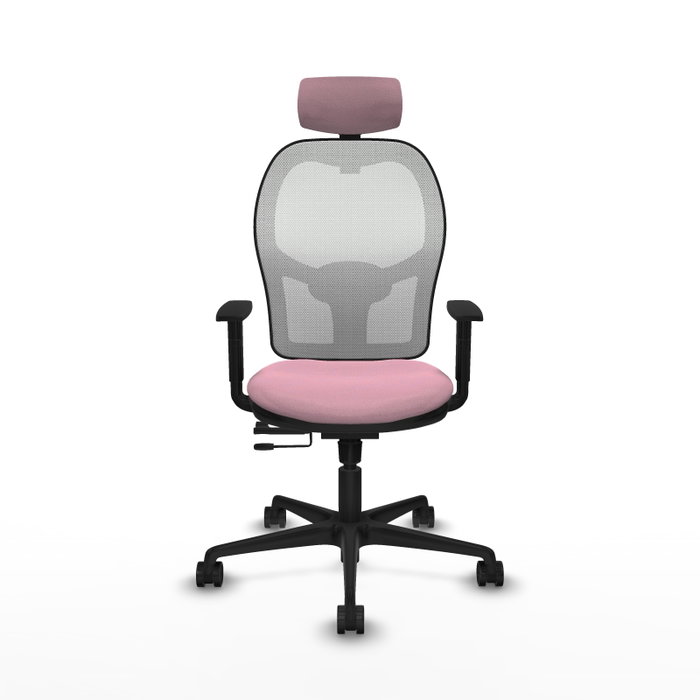 PIQUERAS Y CRESPO Silla de oficina Jorquera Rosa y Blanco PIQUERAS Y CRESPO Silla de oficina Jorquera Rosa y Blanco