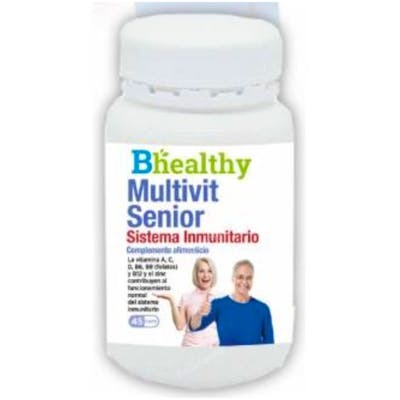 BIOVER Multivit Senior Complemento Alimenticio con Vitaminas para Adultos Mayores 45 Cápsulas