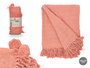 Giftdecor Multiusos Pompon Teja 120 x 150 cm (Set de 12)