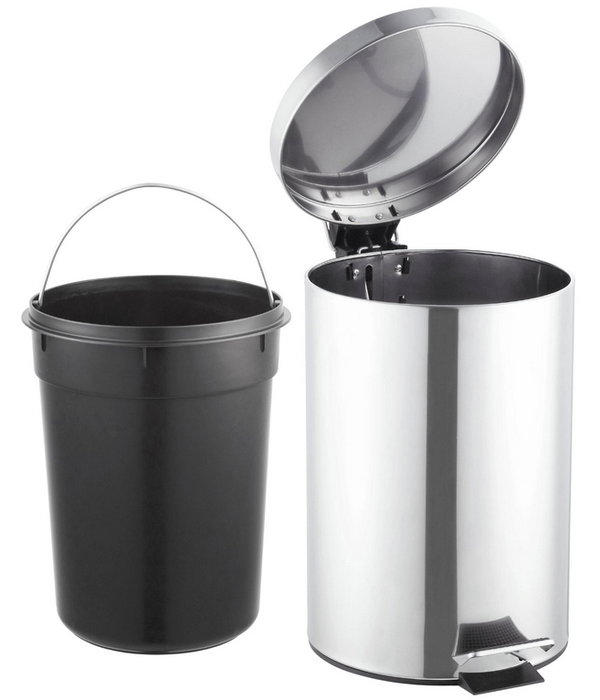 PLUVIA PRO Papelera de Baño 5 Litros Inox REF 32035-5L