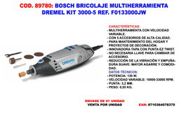 Bosch Dremel Kit 3000-5 F0133000JW
