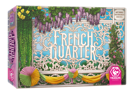 Transcend Games Juego de Mesa French Quarter - Juego Estratégico Ambientado en el Barrio Francés de Nueva Orleans para 1+ Jugadores