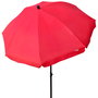 Aktive Beach Sombrilla de jardín 240 cm rojo con protección UV30