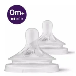 AVENT 2 Tetinas Natural Response T2 para Bebés 0 Meses+, Scy962/02