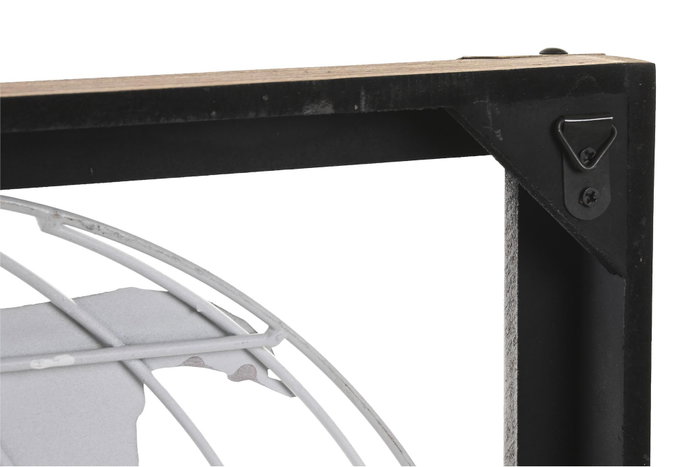 DKD Home Decor Decoración de Pared Metal Pino Mapamundi 75x6x46 cm