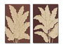 DKD Home Decor Cuadro Lienzo MDF 60x3x90 Hojas Palmera Surtido de 2