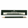 Faber Castell Lápiz Corto con Goma para Recambio 9000 B (Set de 3)