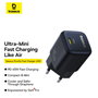 Baseus PicoGo GaN Cargador 45W USB-C Negro EU