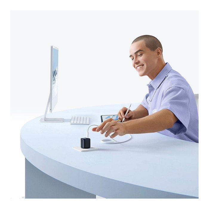 Baseus PicoGo GaN Cargador Rápido 45W USB-C PD EU Negro - Modelo PicoGo