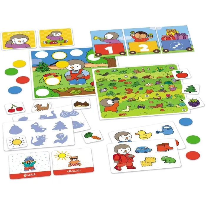 Nathan T'Choupi Mi caja de 7 juegos - Juegos educativos - NAT3701656100423 - A partir de 2 años