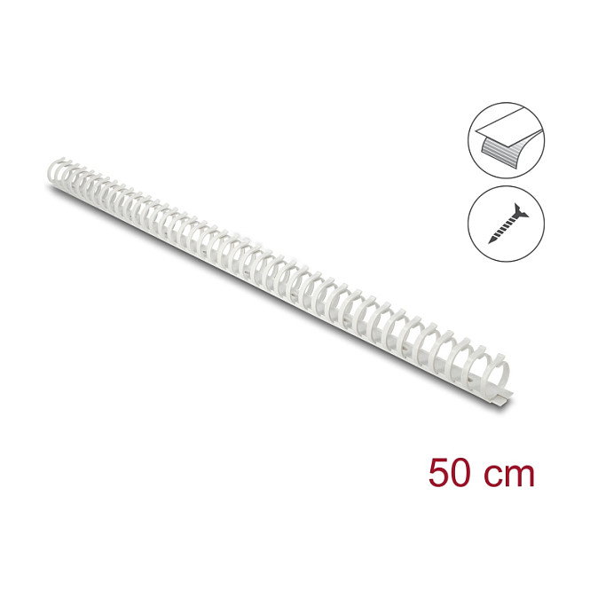 DeLOCK Canaleta Flexible Autoadhesiva y Atornillable 25 x 26 mm - 50 cm Gris DeLOCK Canaleta Flexible Autoadhesiva y Atornillable 25 x 26 mm - 50 cm Gris