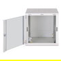 Digitus Bastidor de Pared Dynamic-N 12U, 600x600 mm, Puerta de Cristal, Gestion de Cables, Rieles, 60 kg de Carga, sin Montar