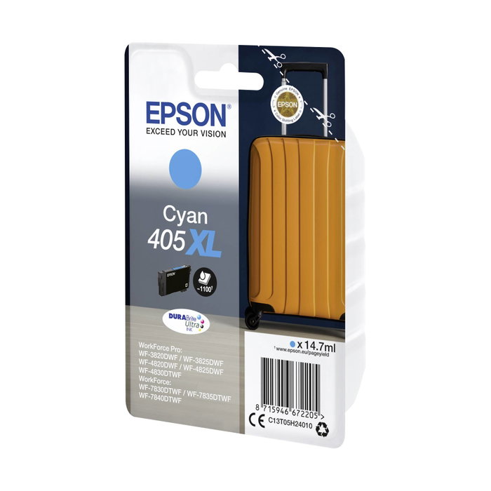 Epson 405XL Cyan DURABrite Ultra Ink Cartridge Epson 405XL Cyan DURABrite Ultra Ink Cartridge
