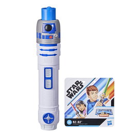 HASBRO Star Wars Sable de Luz R2-D2 Lightsaber Squad Juguete Extensible para Niños +4 Años