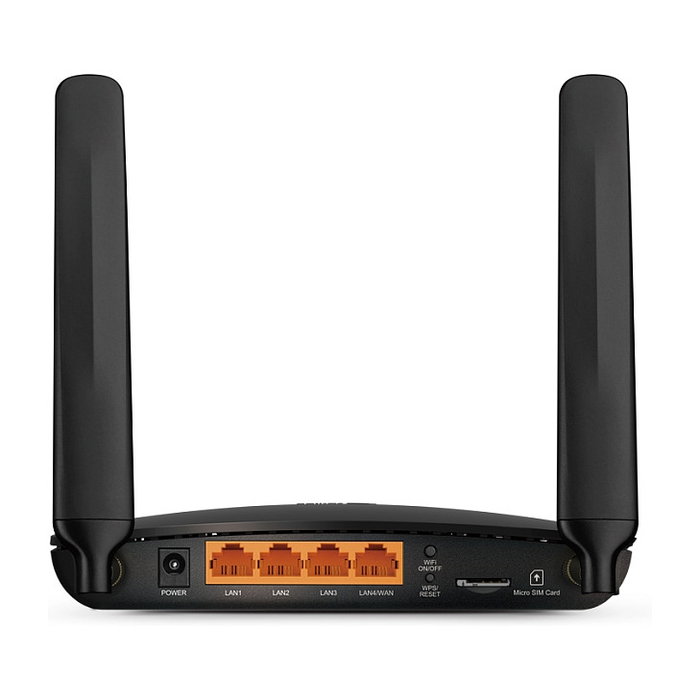 TP-Link Archer MR200 Router 4G LTE Doble Banda AC750 Negro TP-Link Archer MR200 Router 4G LTE Doble Banda AC750 Negro