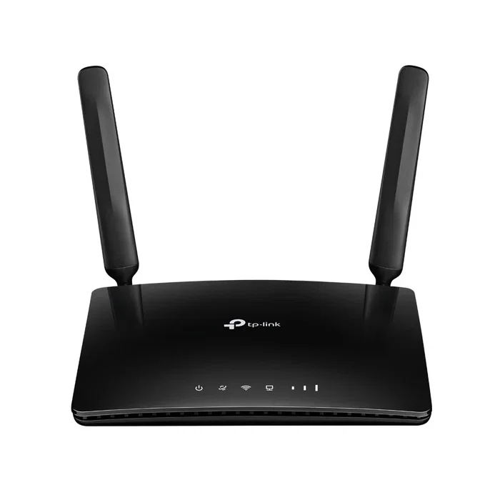 TP-Link Archer MR200 Router 4G LTE AC750 Dual Band (2.4GHz/5GHz) Wi-Fi 5, 4 Puertos Ethernet LAN, Negro
