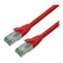 ROLINE Patchkabel Cat.6a S/FTP Rojo 5 m