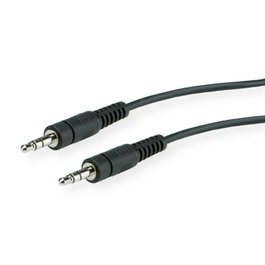 Roline Cable de Audio 3,5 mm Macho a Macho 10 m Negro