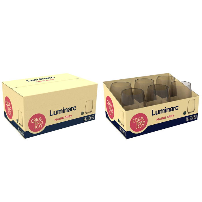 Vaso Alto Vidrio Eco Maine Luminarc 37 cL (6 Unidades)