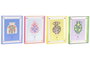 DKD Home Decor Set de 4 Marcos de Fotos Acrílicos Multicolor 13x18 cm
