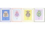 DKD Home Decor Set de 4 Marcos de Fotos Acrílicos Multicolor 13x18 cm