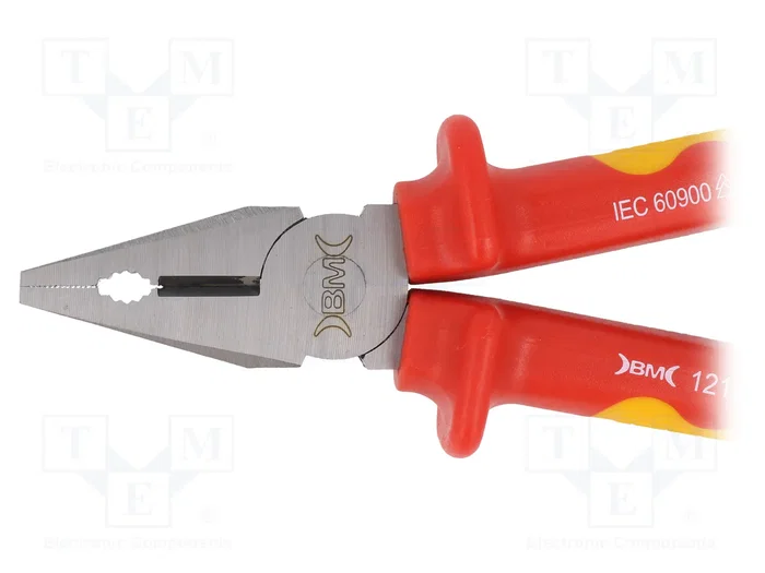 BM GROUP Alicates universales con aislamiento 180 mm