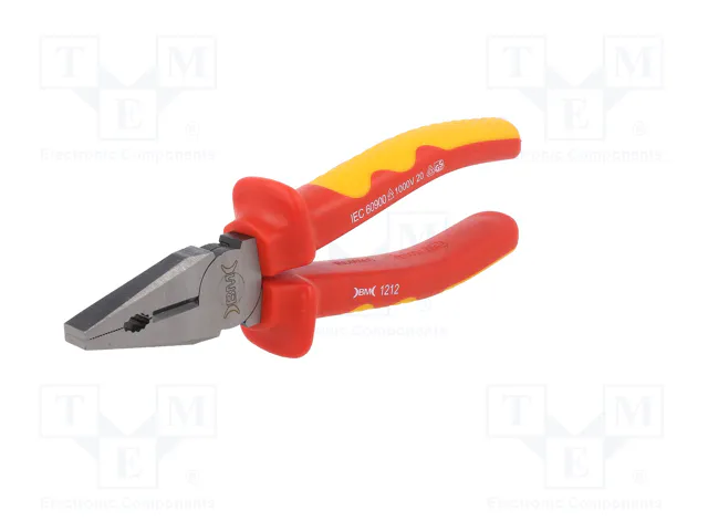 BM GROUP Alicates universales con aislamiento 180 mm