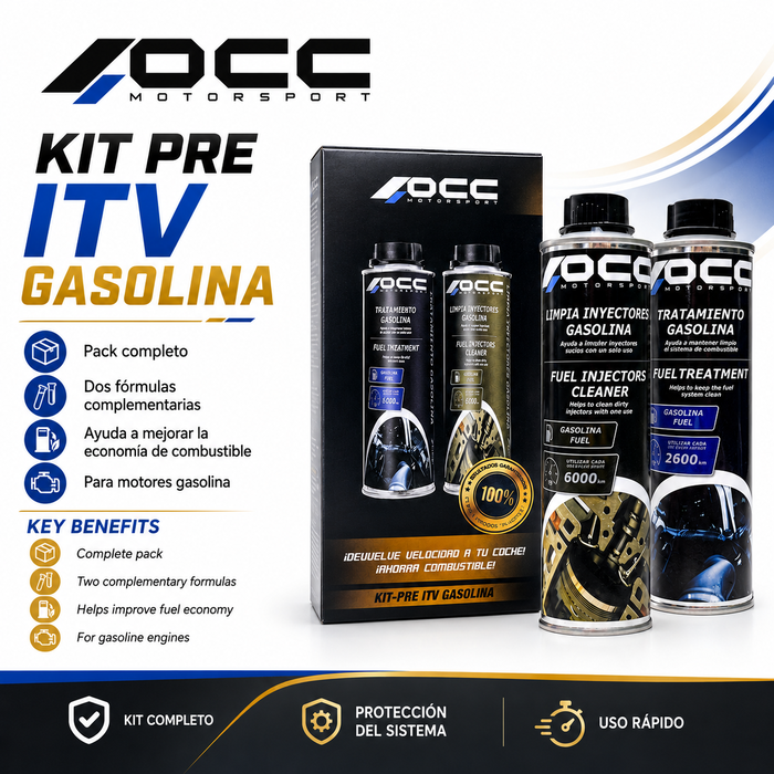 Occ Motorsport Pack Tratamiento Pre ITV Gasolina