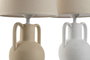 DKD Home Decor Lámpara de Sobremesa de Cerámica con Asa, Surtida