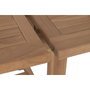 DKD Home Decor Mesa Comedor Set 9 Teca Extensible