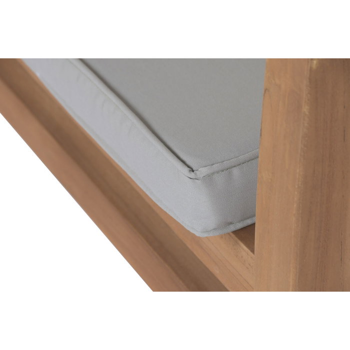 DKD Home Decor Mesa Comedor Set 9 Teca Extensible