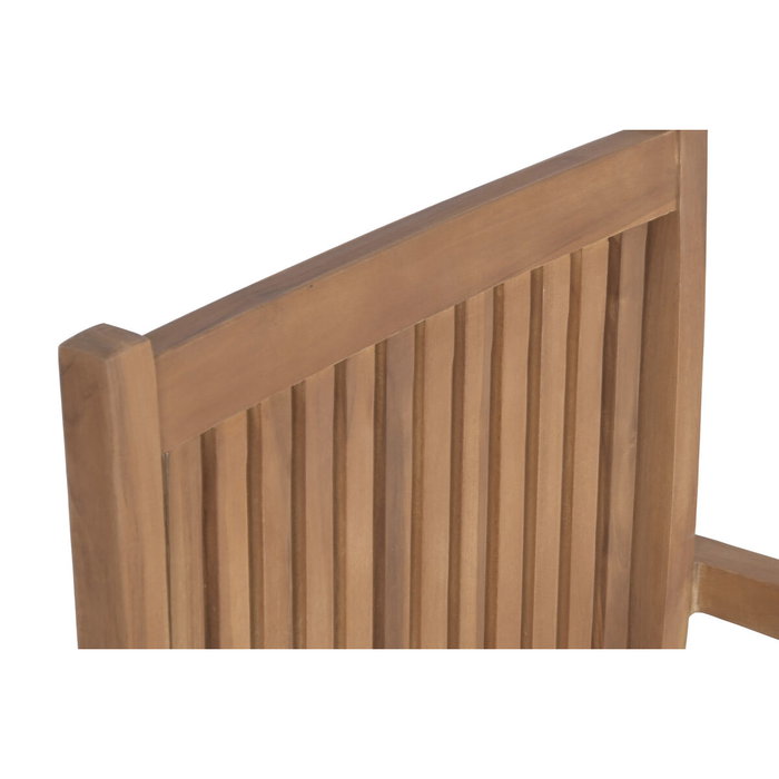 DKD Home Decor Mesa Comedor Set 9 Teca Extensible