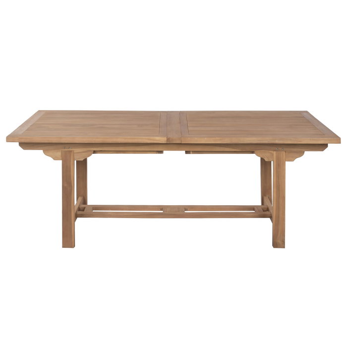 DKD Home Decor Mesa Comedor Set 9 Teca Extensible