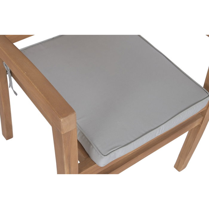 DKD Home Decor Mesa Comedor Set 9 Teca Extensible
