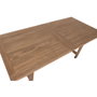 DKD Home Decor Mesa Comedor Set 9 Teca Extensible