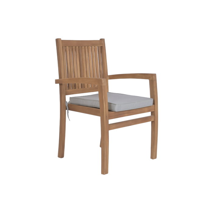 DKD Home Decor Mesa Comedor Set 9 Teca Extensible