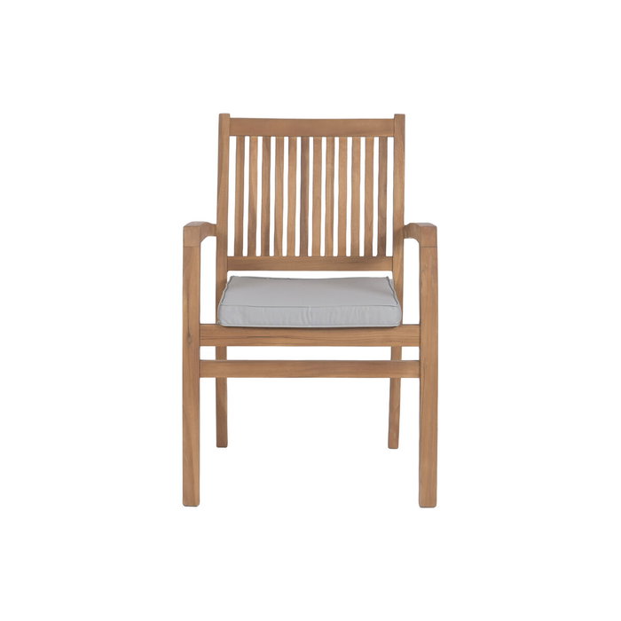 DKD Home Decor Mesa Comedor Set 9 Teca Extensible
