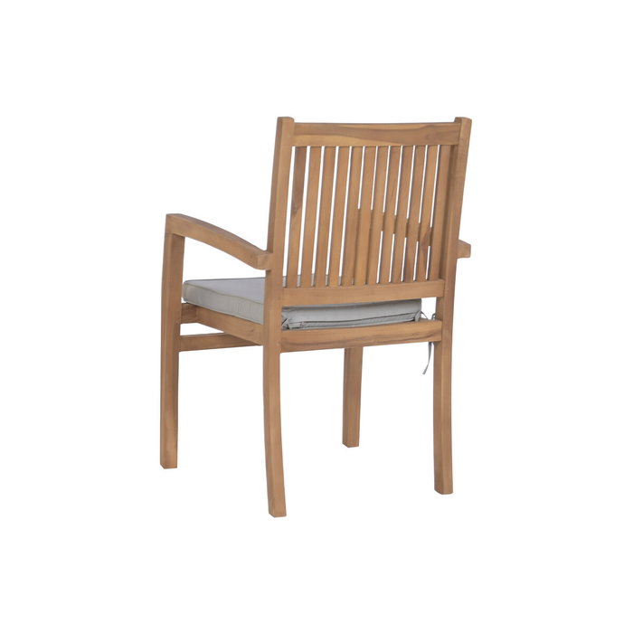 DKD Home Decor Mesa Comedor Set 9 Teca Extensible
