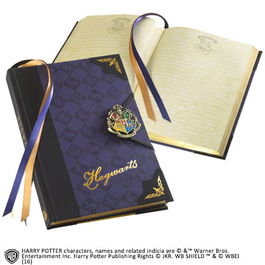 The Noble Collection Libreta Diario Harry Potter Hogwarts 27x17x2 cm con Cierre Sello