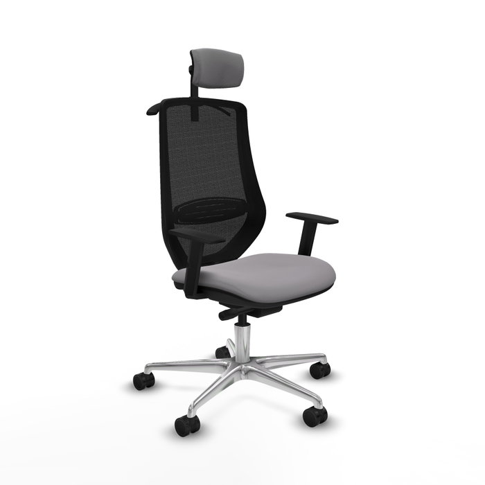 PIQUERAS Y CRESPO Silla de oficina Mardos Gris y Negro PIQUERAS Y CRESPO Silla de oficina Mardos Gris y Negro