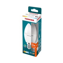 TOSHIBA Essential LED Bombilla C37 E14 7W 2700K Luz Cálida